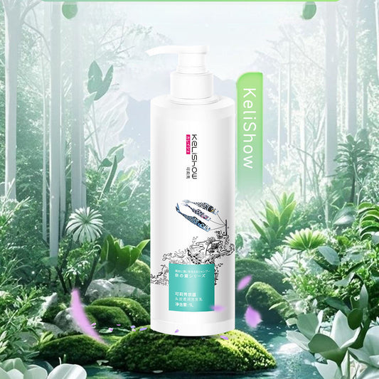 Kelishow Scalp Nourishing Shampoo for Dry Sensitive Flaky Scalp Care Natural Organic Plant Extracts Own Factory Customized