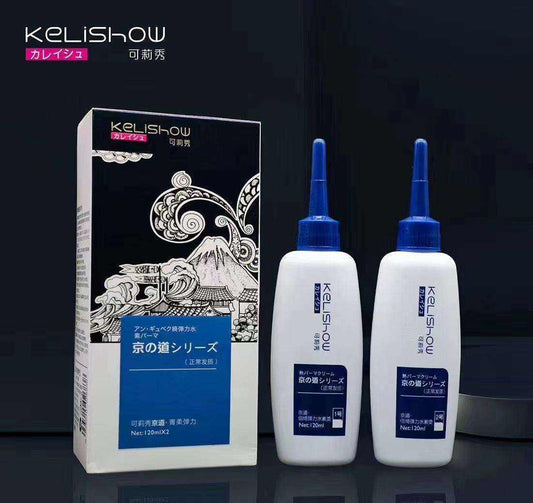 Kelishow Professional Perm Cold Wave Lotion for Different Hair Curly Liquid Curling