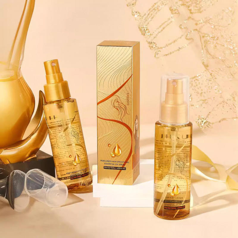 Perfumed Hair Smoothing Essentfat Oil Spray Smooth Frizzy Hair Lasting Fragrance
