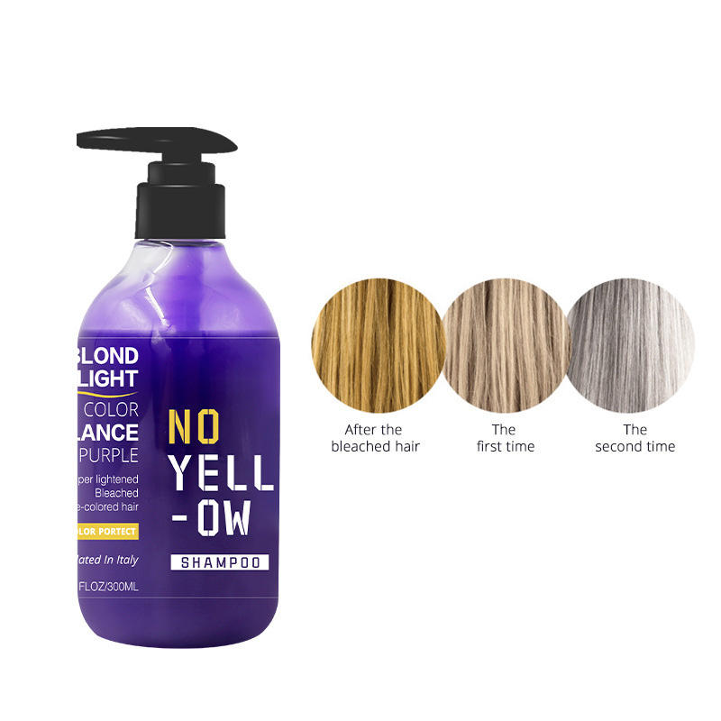Purple Anti-yellow Shampoo After Dyeing Fix Color Remove No Yellow Orange Shampoo for Professional Barber Shop