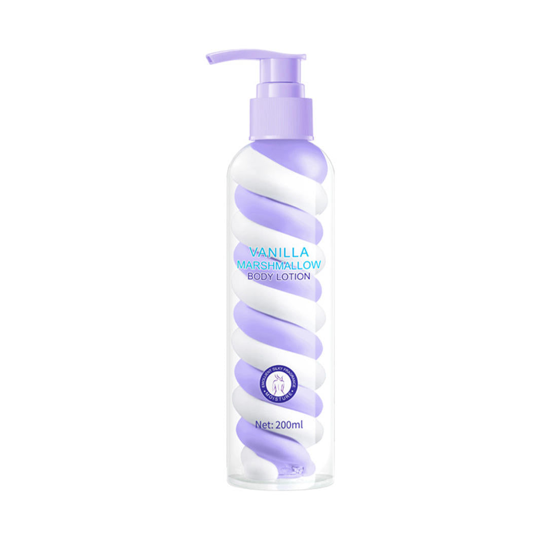 Marshmallow Body Lotion Organic Vanilla Collagen Nicotinamide Whitening Moisturizing Hydrating Smooth