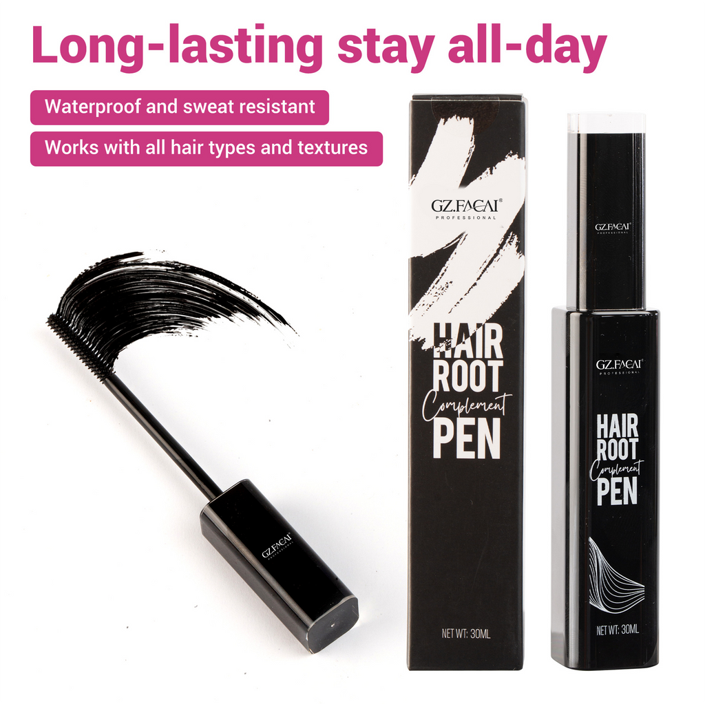 Natural Coloring Hair Color Root Touch-up Pen Instant Gray Coverage Long-Lasting & Natural-Looking Hair Dye Pen